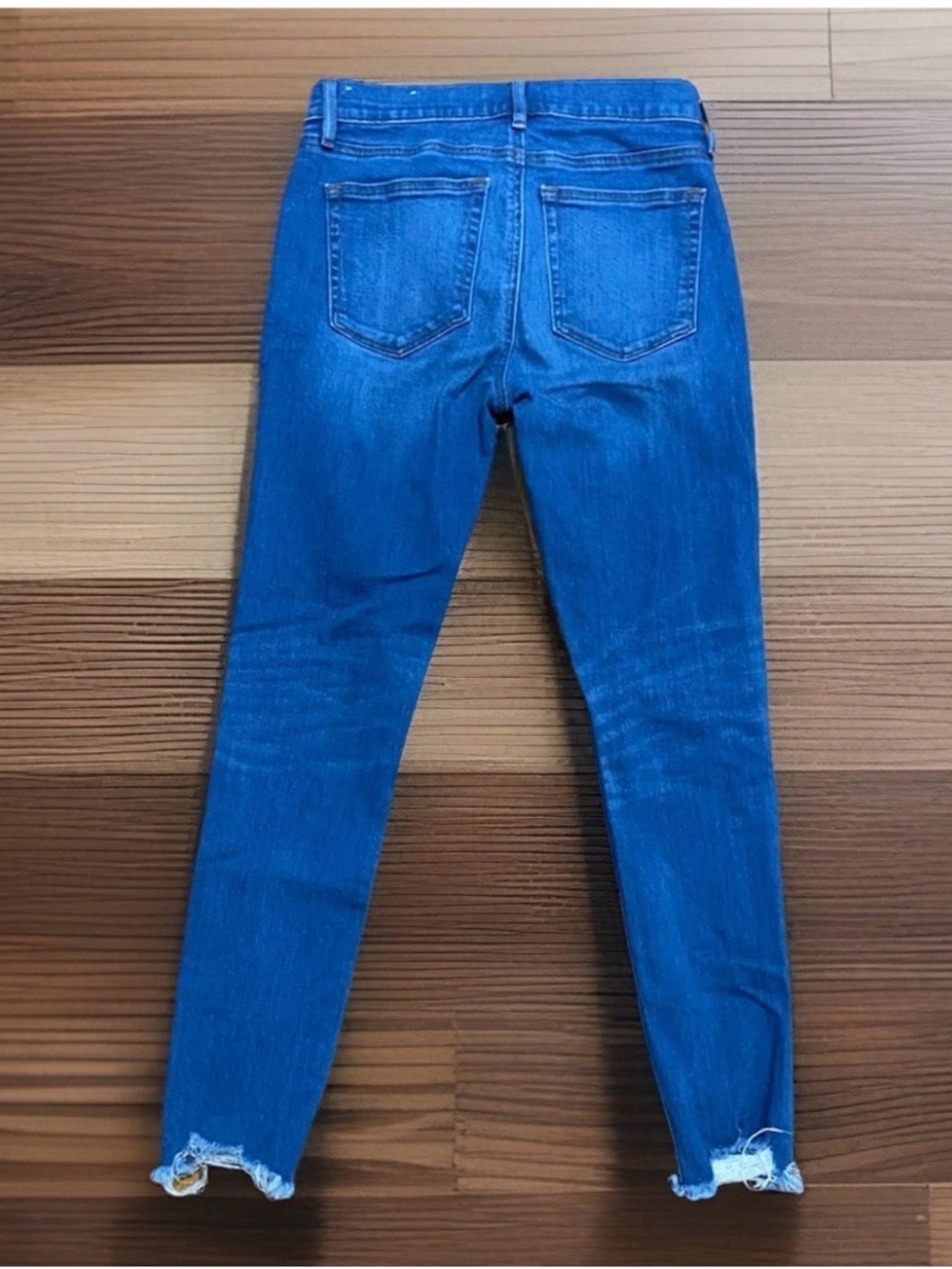 LOFT Royal Blue High-Rise Skinny Jeans
